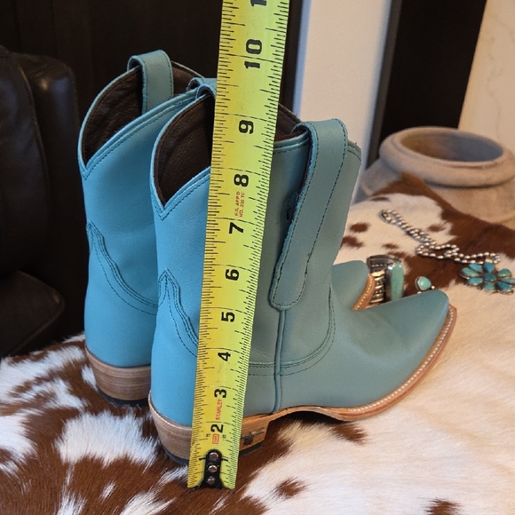 Turquoise Ankle Booties 😍 - Picture 9 of 10